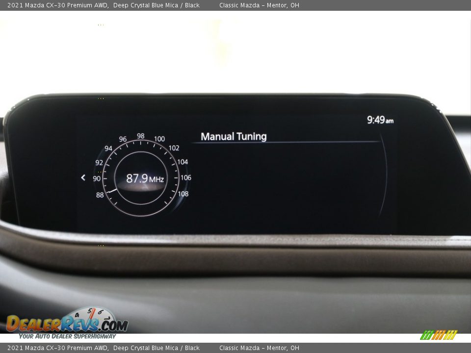 2021 Mazda CX-30 Premium AWD Deep Crystal Blue Mica / Black Photo #11