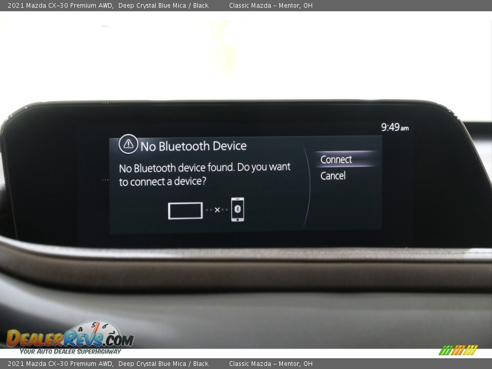 2021 Mazda CX-30 Premium AWD Deep Crystal Blue Mica / Black Photo #12