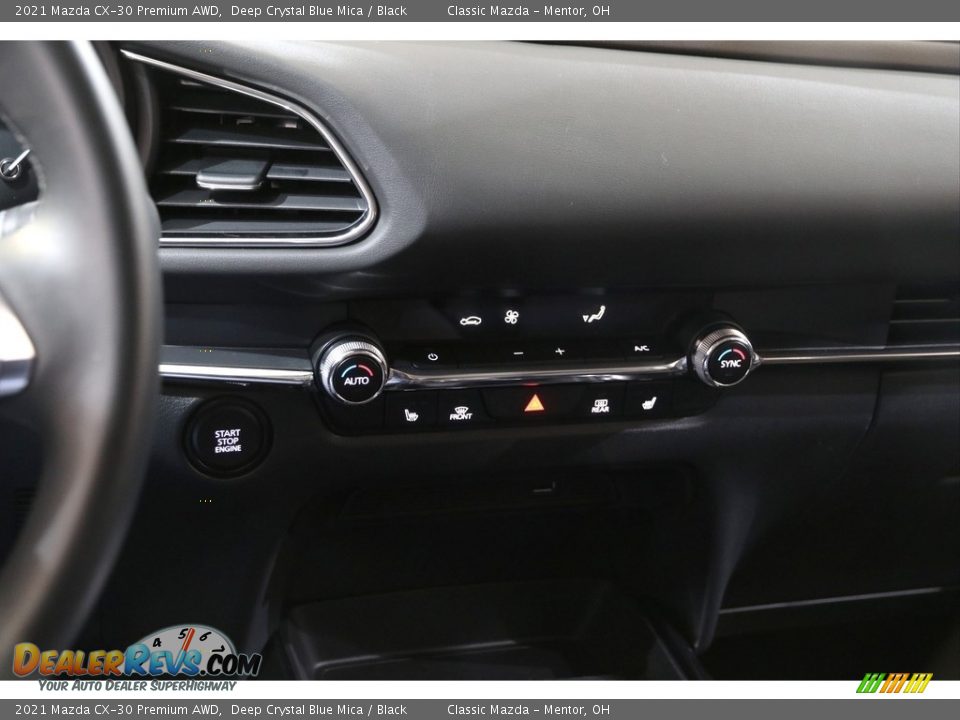 2021 Mazda CX-30 Premium AWD Deep Crystal Blue Mica / Black Photo #13
