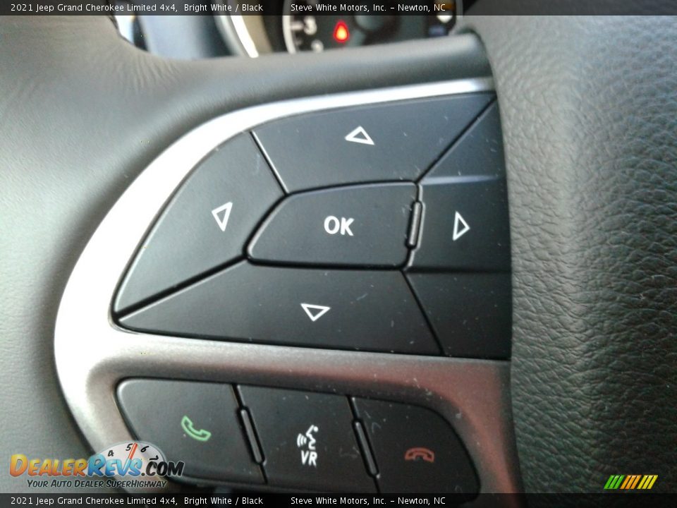 2021 Jeep Grand Cherokee Limited 4x4 Bright White / Black Photo #19