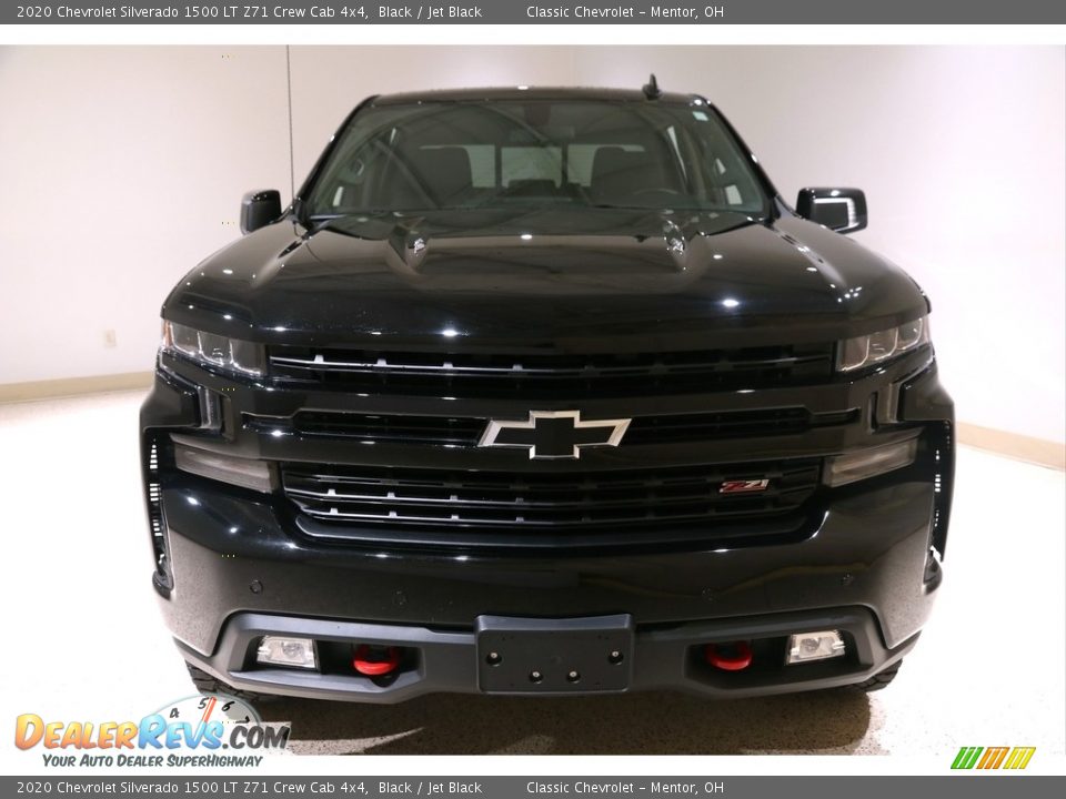 2020 Chevrolet Silverado 1500 LT Z71 Crew Cab 4x4 Black / Jet Black Photo #2