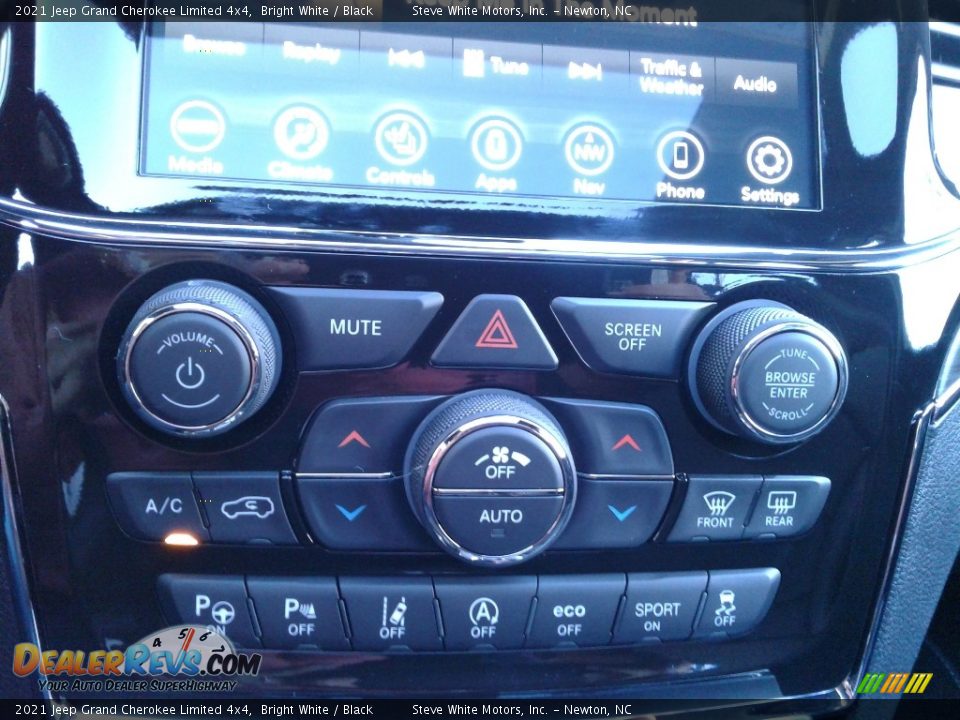 2021 Jeep Grand Cherokee Limited 4x4 Bright White / Black Photo #27