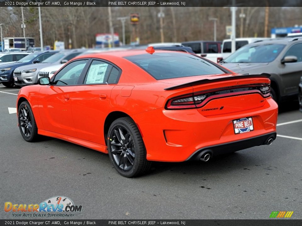 2021 Dodge Charger GT AWD Go Mango / Black Photo #6