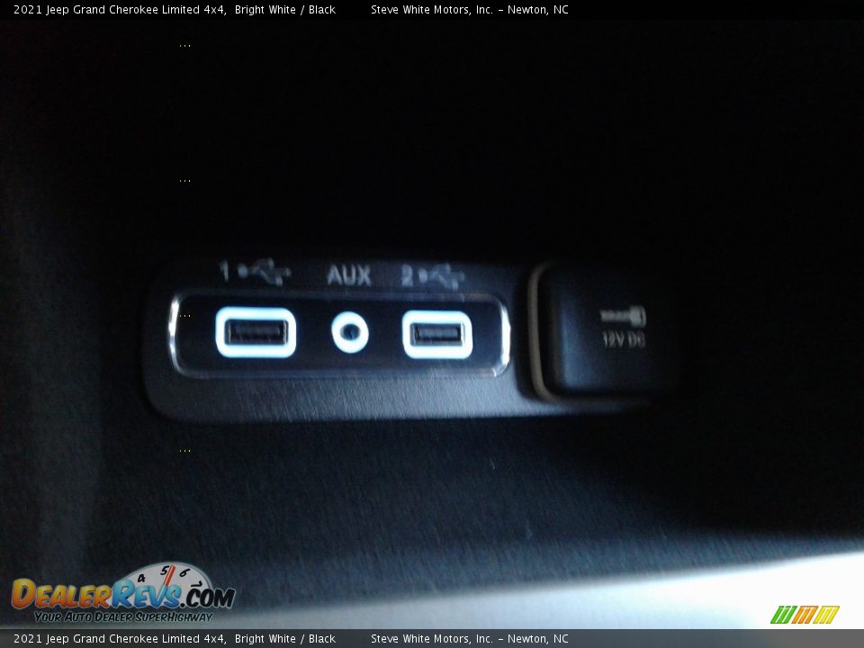 2021 Jeep Grand Cherokee Limited 4x4 Bright White / Black Photo #28