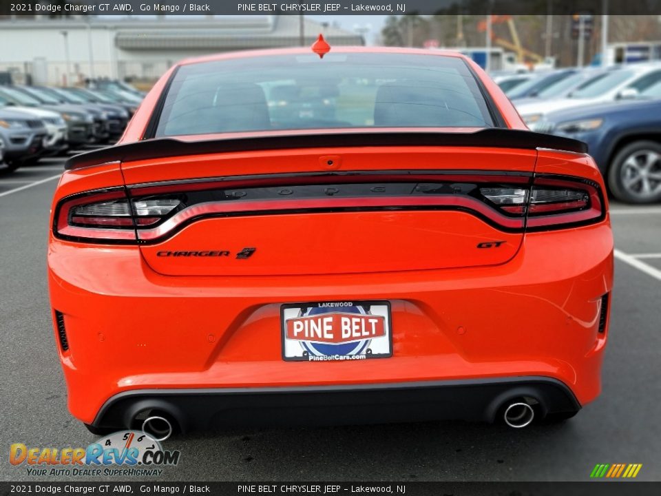 2021 Dodge Charger GT AWD Go Mango / Black Photo #7