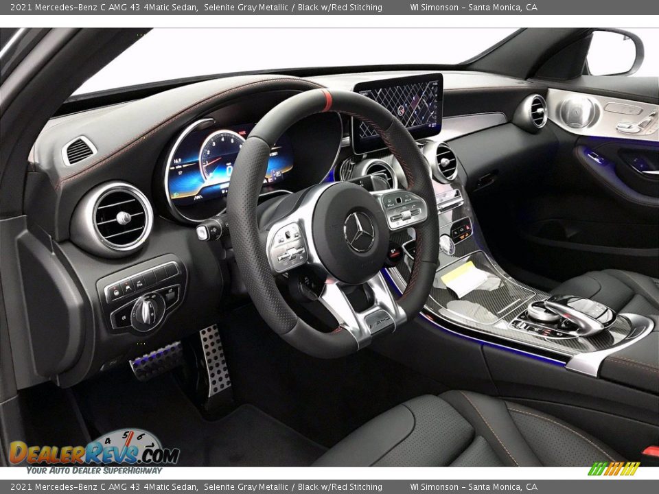 Dashboard of 2021 Mercedes-Benz C AMG 43 4Matic Sedan Photo #4