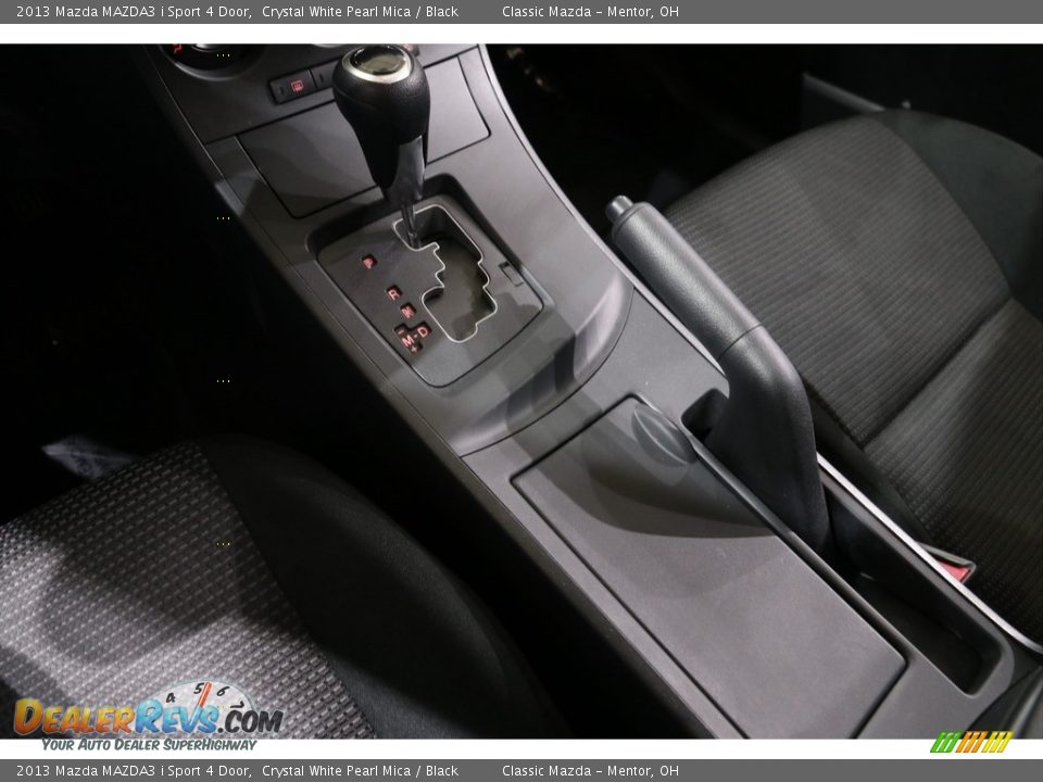 2013 Mazda MAZDA3 i Sport 4 Door Crystal White Pearl Mica / Black Photo #12