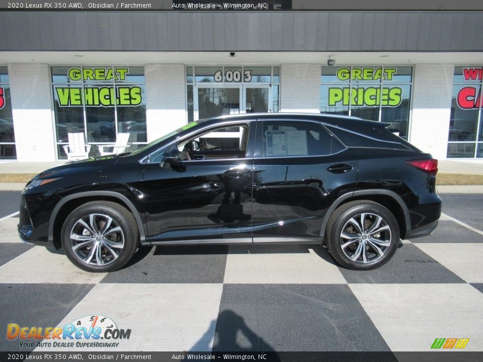 2020 Lexus RX 350 AWD Obsidian / Parchment Photo #1