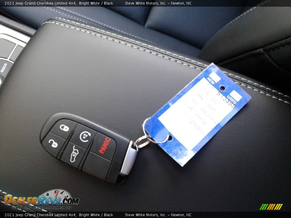 2021 Jeep Grand Cherokee Limited 4x4 Bright White / Black Photo #33