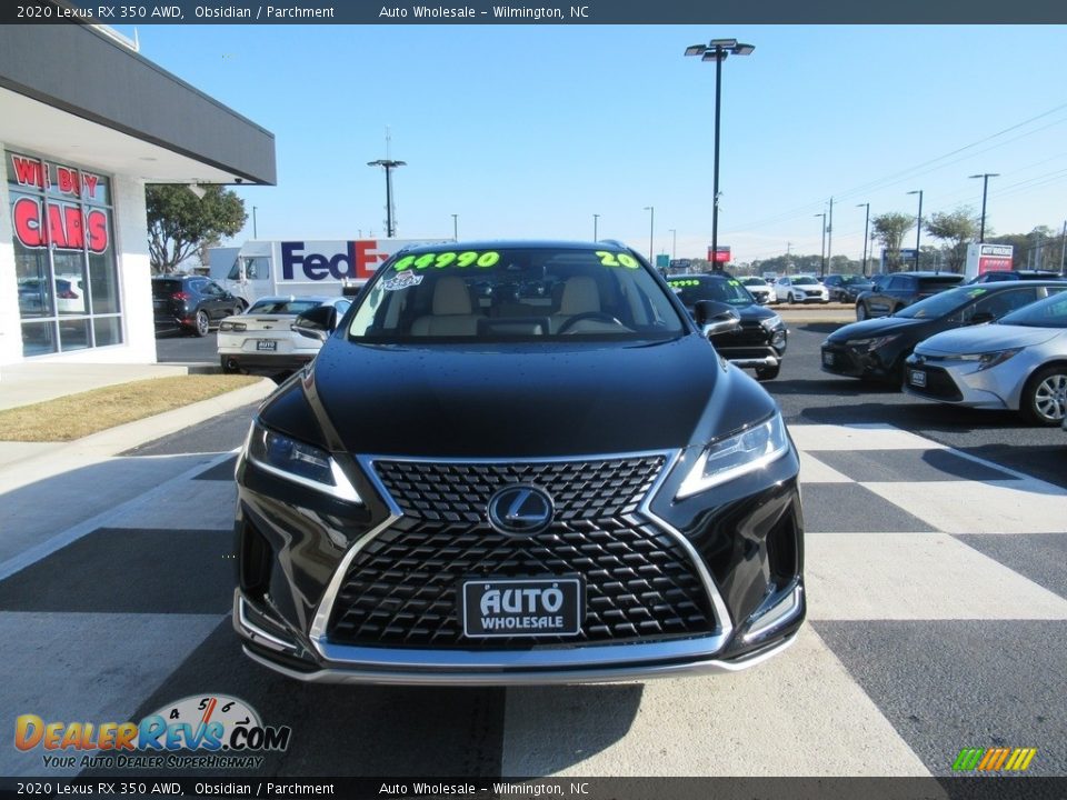 2020 Lexus RX 350 AWD Obsidian / Parchment Photo #2