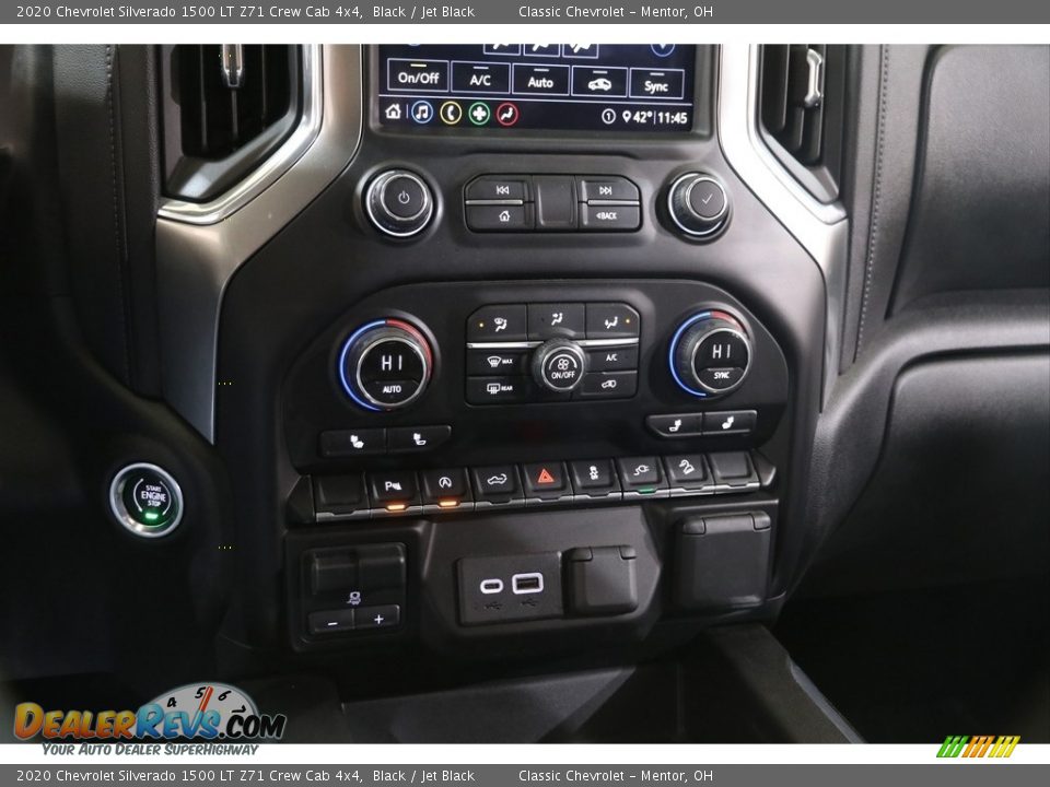 Controls of 2020 Chevrolet Silverado 1500 LT Z71 Crew Cab 4x4 Photo #15