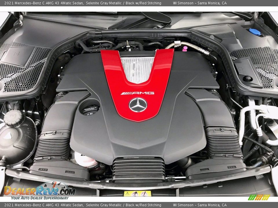 2021 Mercedes-Benz C AMG 43 4Matic Sedan 3.0 Liter AMG biturbo DOHC 24-Valve VVT V6 Engine Photo #8