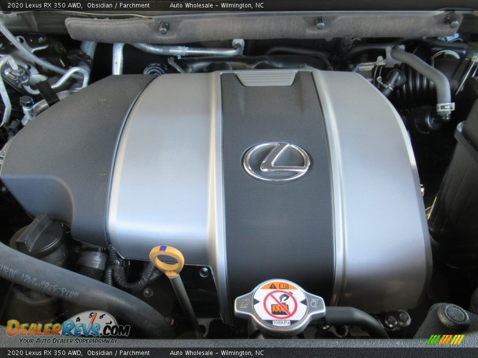 2020 Lexus RX 350 AWD Obsidian / Parchment Photo #6