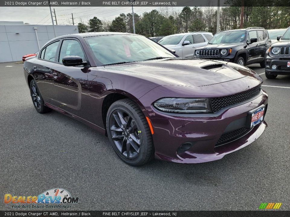 2021 Dodge Charger GT AWD Hellraisin / Black Photo #1