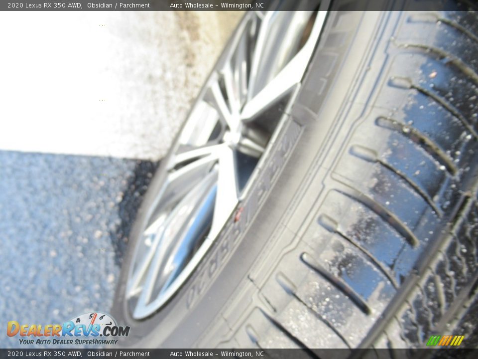2020 Lexus RX 350 AWD Obsidian / Parchment Photo #8