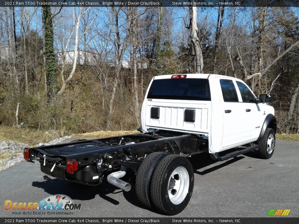 2021 Ram 5500 Tradesman Crew Cab 4x4 Chassis Bright White / Diesel Gray/Black Photo #6