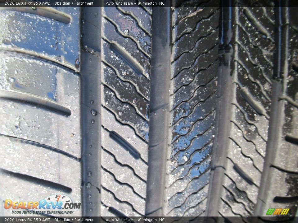 2020 Lexus RX 350 AWD Obsidian / Parchment Photo #9