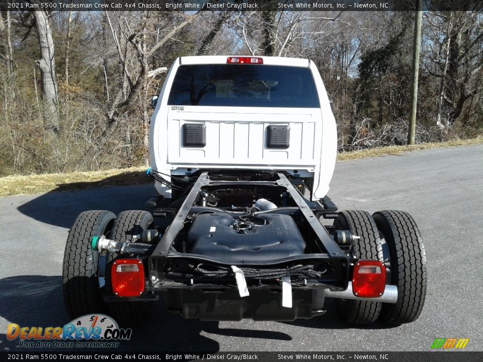 2021 Ram 5500 Tradesman Crew Cab 4x4 Chassis Bright White / Diesel Gray/Black Photo #7