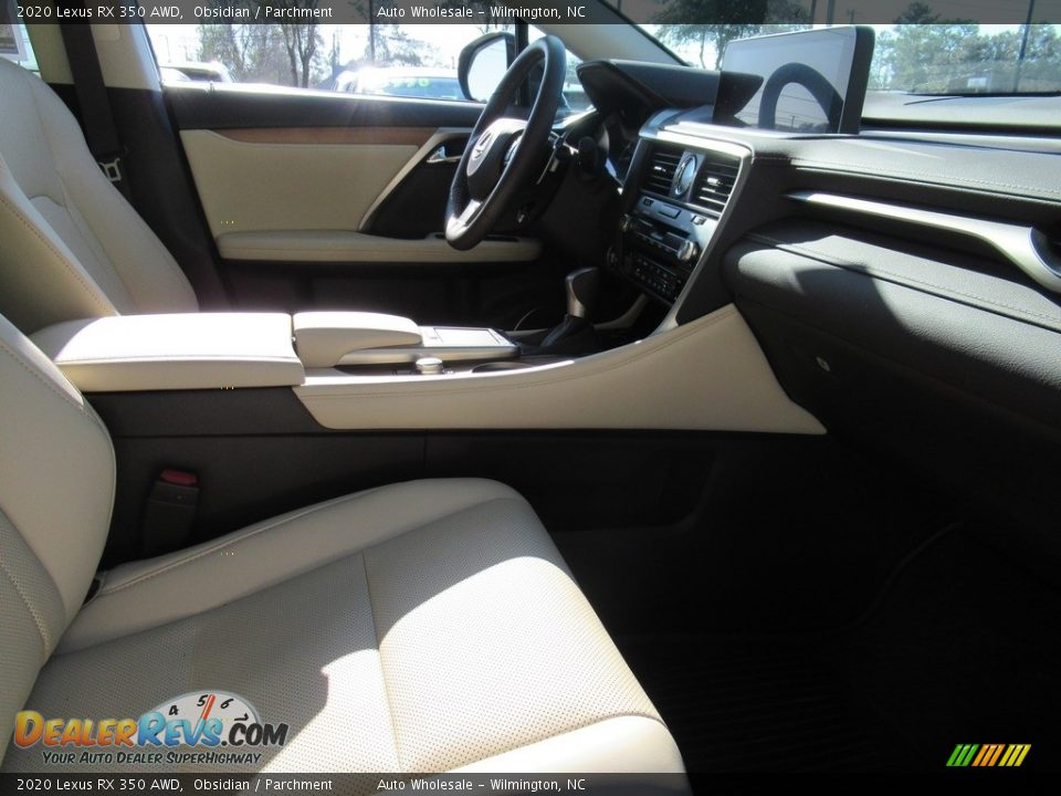 2020 Lexus RX 350 AWD Obsidian / Parchment Photo #12