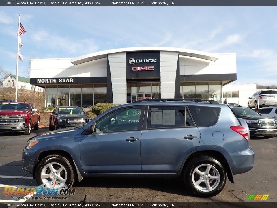 2009 Toyota RAV4 4WD Pacific Blue Metallic / Ash Gray Photo #1