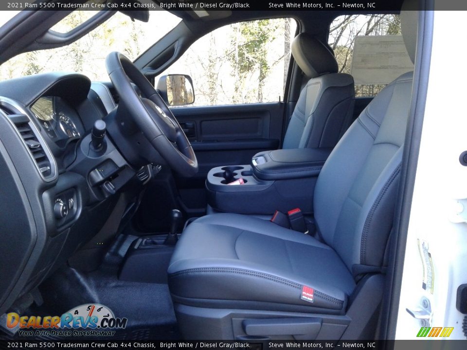 Diesel Gray/Black Interior - 2021 Ram 5500 Tradesman Crew Cab 4x4 Chassis Photo #10