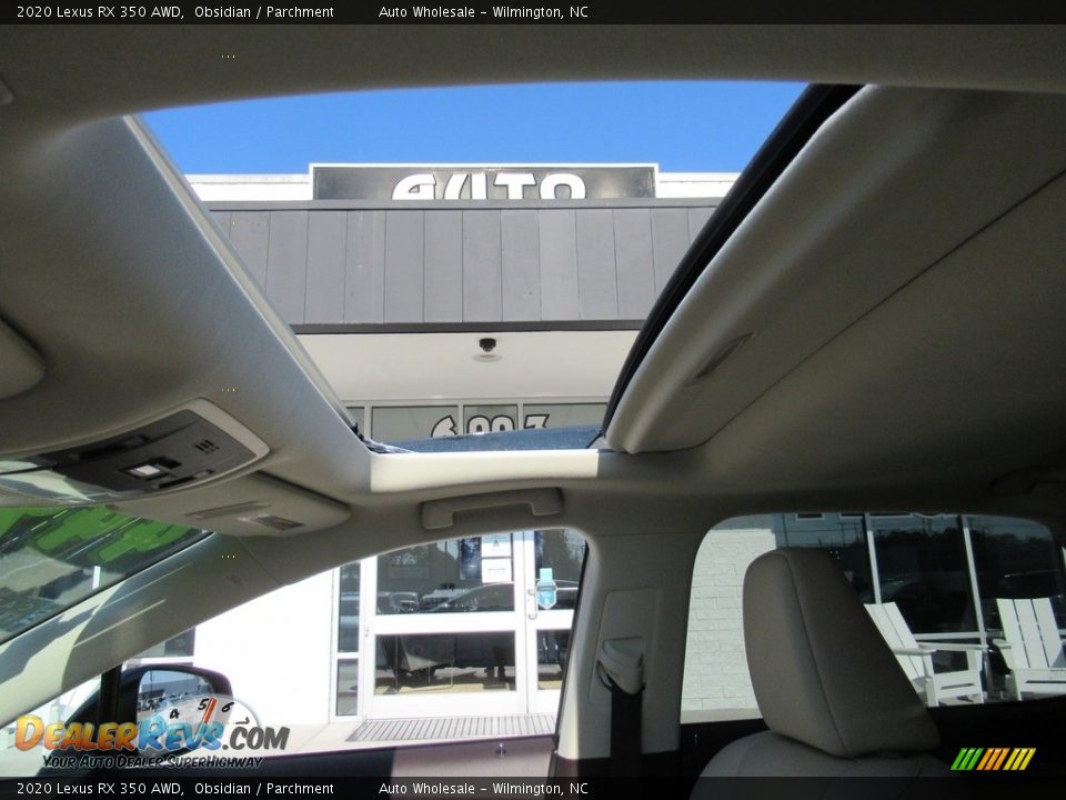 2020 Lexus RX 350 AWD Obsidian / Parchment Photo #14