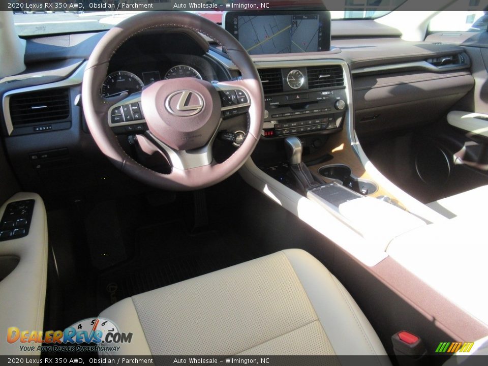 2020 Lexus RX 350 AWD Obsidian / Parchment Photo #15