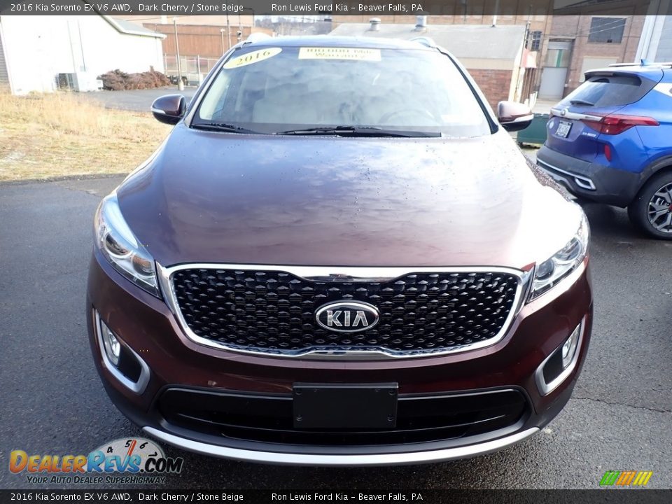 2016 Kia Sorento EX V6 AWD Dark Cherry / Stone Beige Photo #4