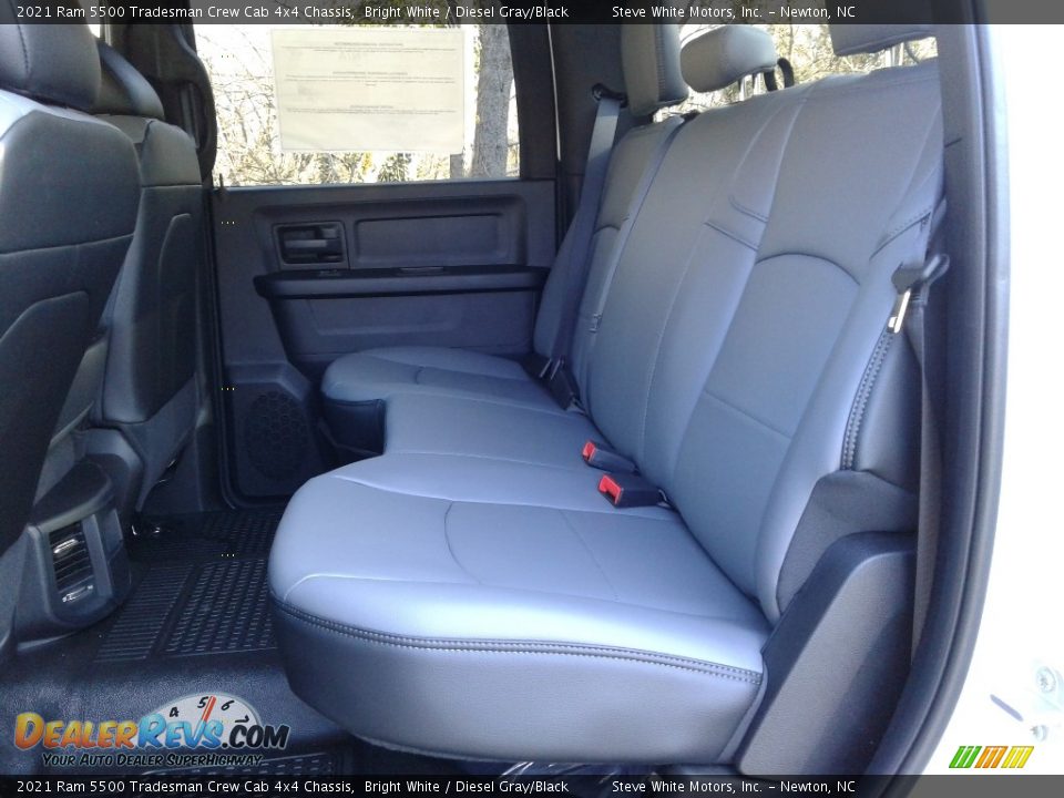 Rear Seat of 2021 Ram 5500 Tradesman Crew Cab 4x4 Chassis Photo #12