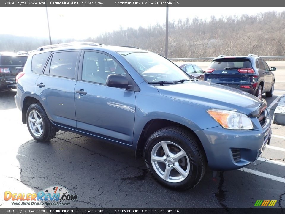 2009 Toyota RAV4 4WD Pacific Blue Metallic / Ash Gray Photo #4