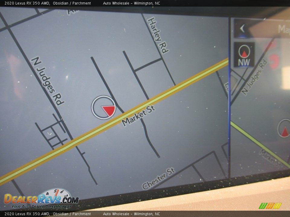 2020 Lexus RX 350 AWD Obsidian / Parchment Photo #17