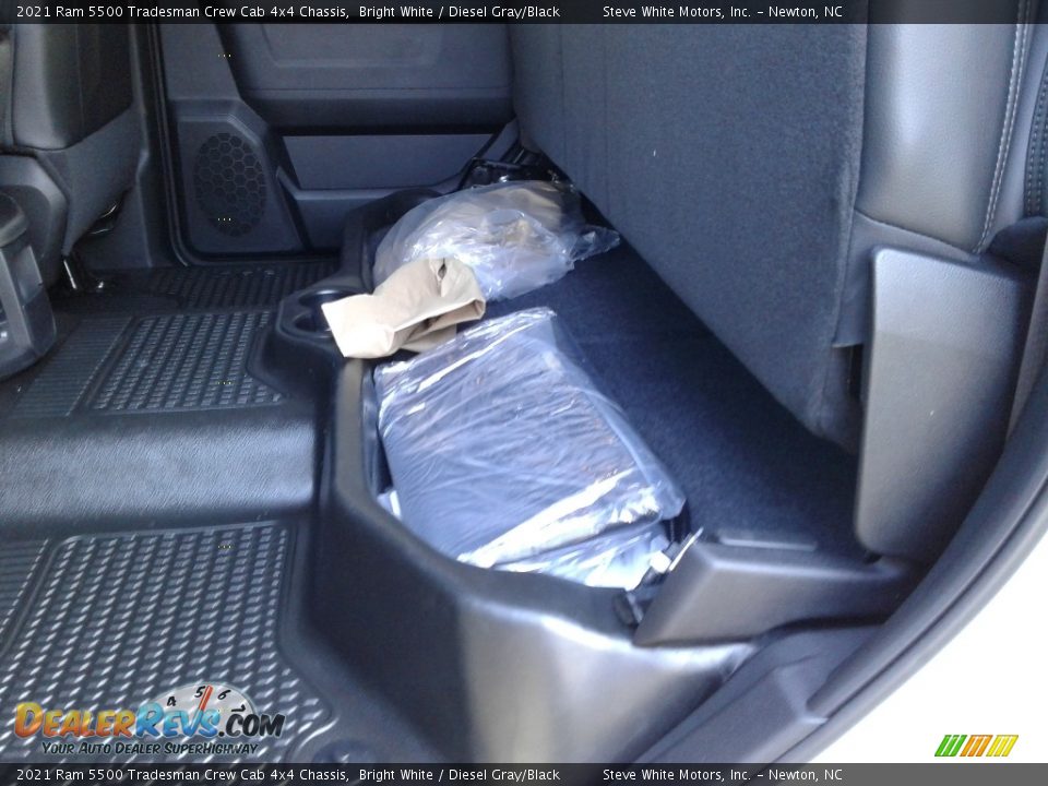 Rear Seat of 2021 Ram 5500 Tradesman Crew Cab 4x4 Chassis Photo #13