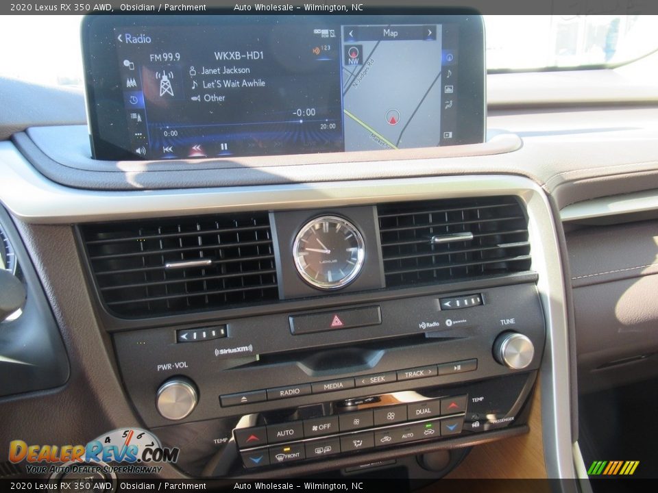 2020 Lexus RX 350 AWD Obsidian / Parchment Photo #18