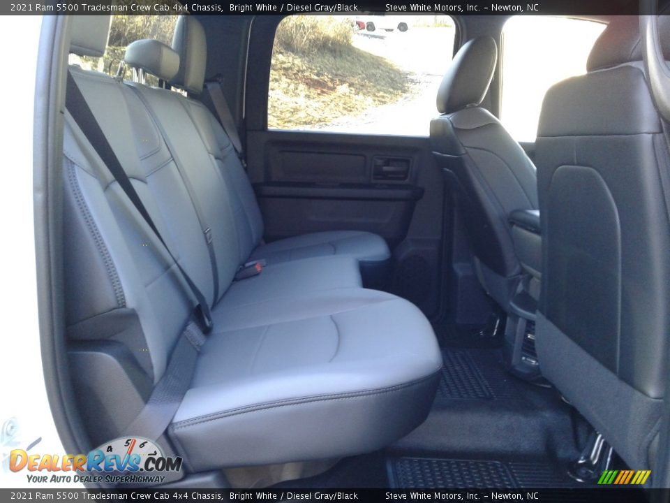 Rear Seat of 2021 Ram 5500 Tradesman Crew Cab 4x4 Chassis Photo #15