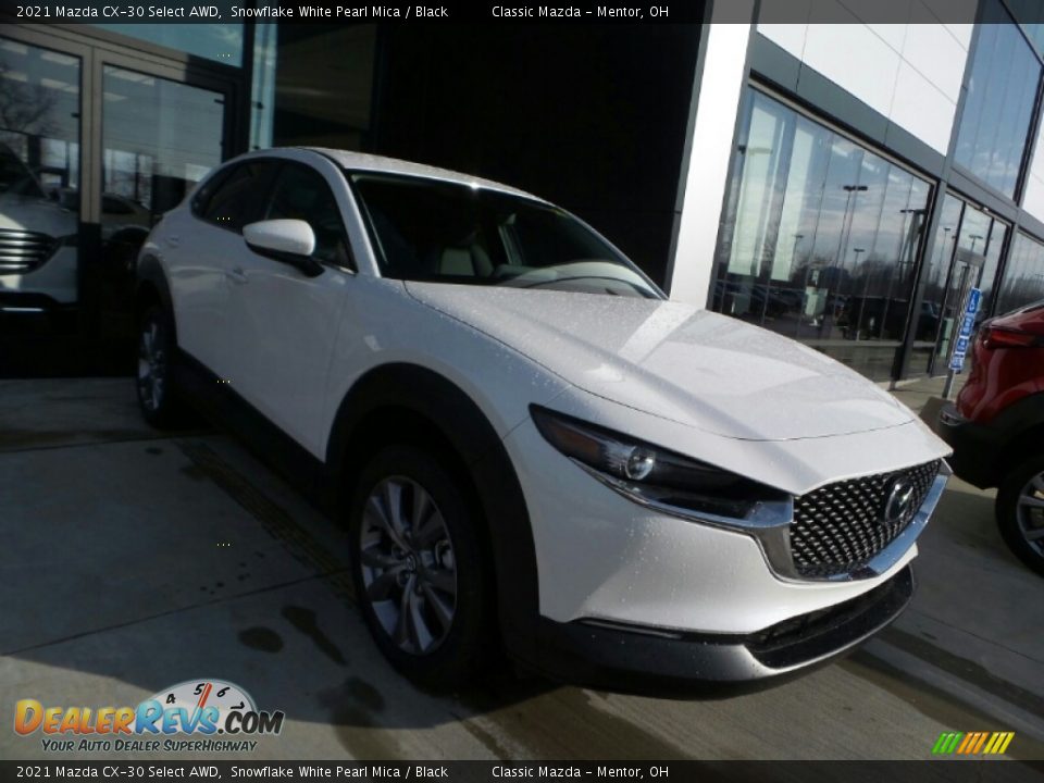 2021 Mazda CX-30 Select AWD Snowflake White Pearl Mica / Black Photo #5