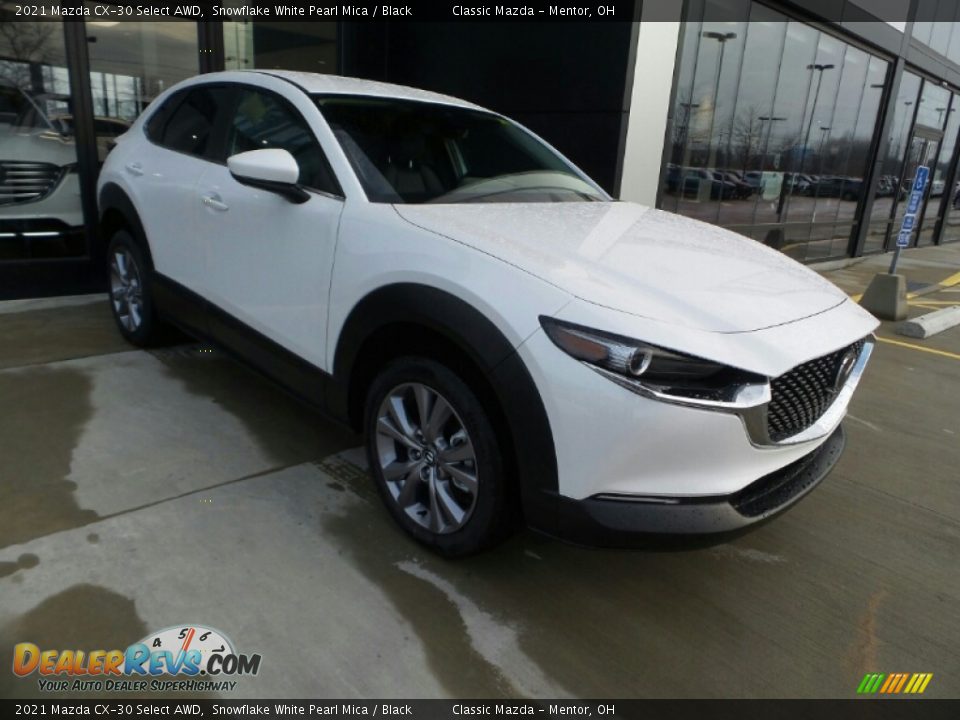 2021 Mazda CX-30 Select AWD Snowflake White Pearl Mica / Black Photo #1