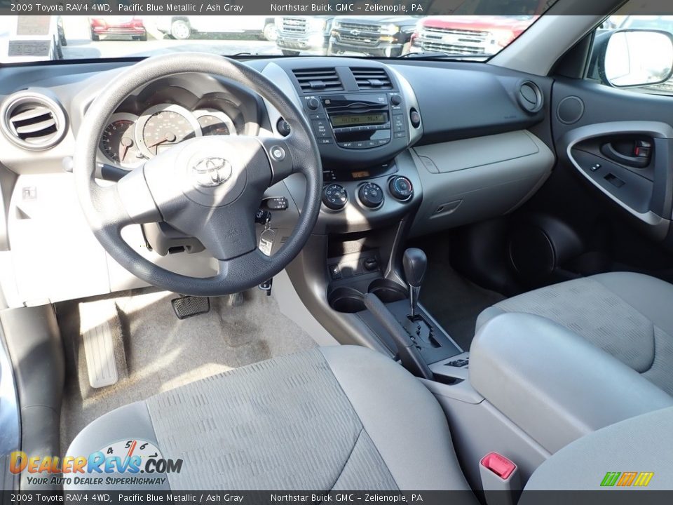 2009 Toyota RAV4 4WD Pacific Blue Metallic / Ash Gray Photo #18