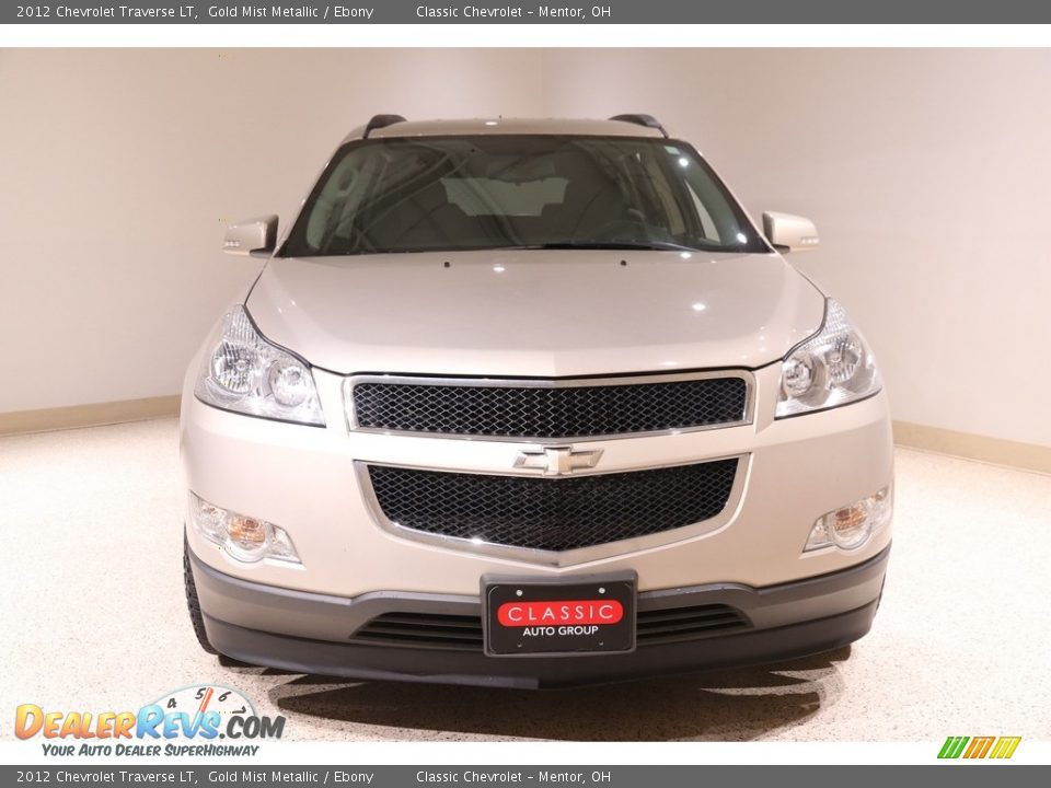 2012 Chevrolet Traverse LT Gold Mist Metallic / Ebony Photo #2