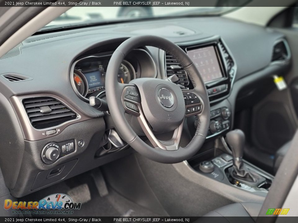 2021 Jeep Cherokee Limited 4x4 Sting-Gray / Black Photo #12