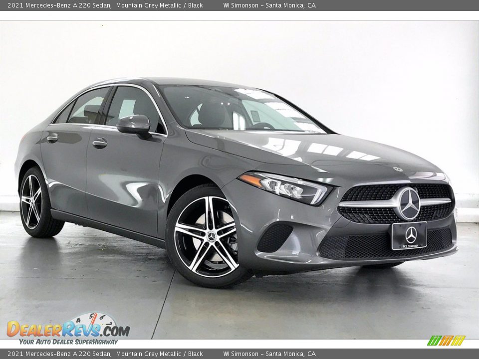 2021 Mercedes-Benz A 220 Sedan Mountain Grey Metallic / Black Photo #12