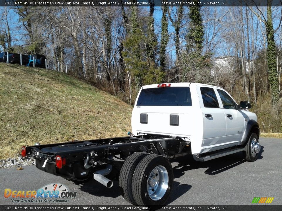 2021 Ram 4500 Tradesman Crew Cab 4x4 Chassis Bright White / Diesel Gray/Black Photo #6