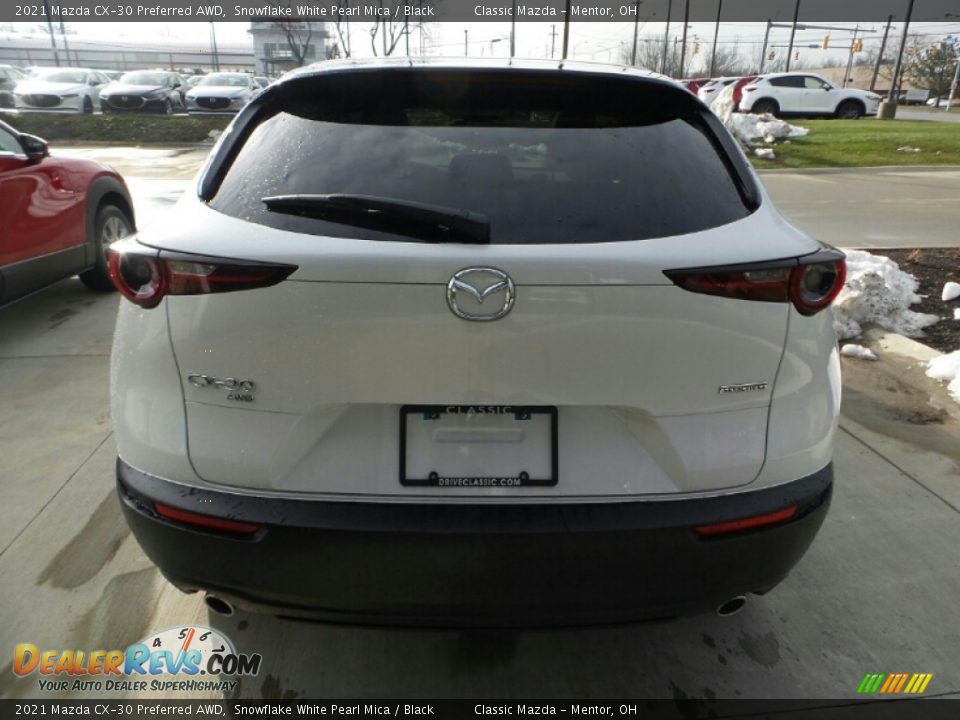 2021 Mazda CX-30 Preferred AWD Snowflake White Pearl Mica / Black Photo #2