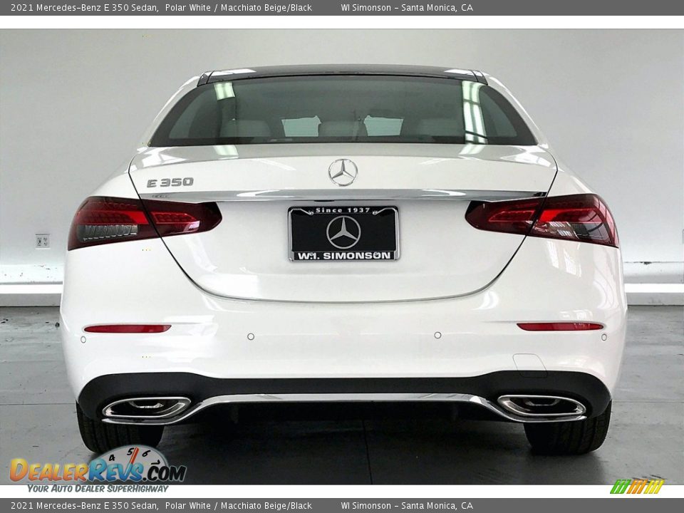 2021 Mercedes-Benz E 350 Sedan Polar White / Macchiato Beige/Black Photo #3