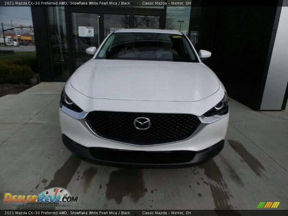 2021 Mazda CX-30 Preferred AWD Snowflake White Pearl Mica / Black Photo #5