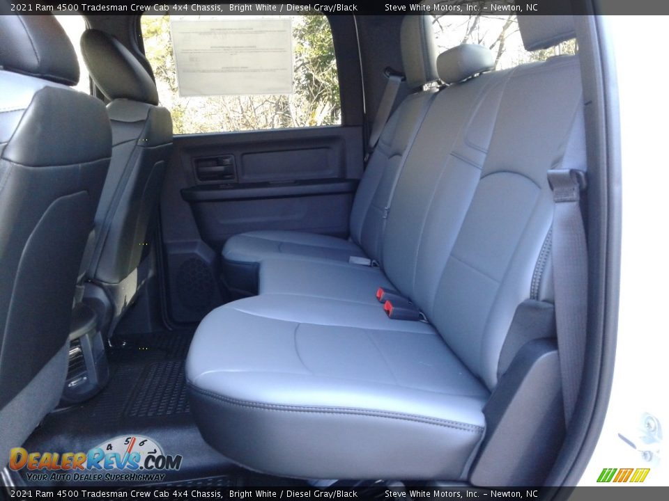 Rear Seat of 2021 Ram 4500 Tradesman Crew Cab 4x4 Chassis Photo #12