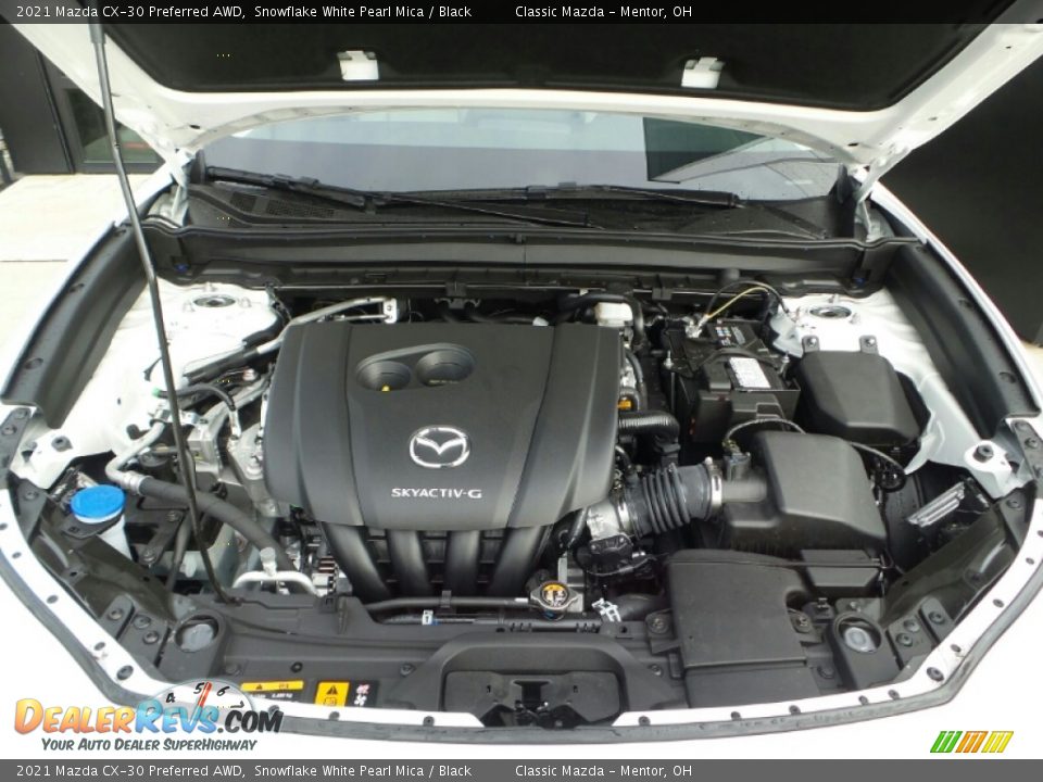 2021 Mazda CX-30 Preferred AWD Snowflake White Pearl Mica / Black Photo #9