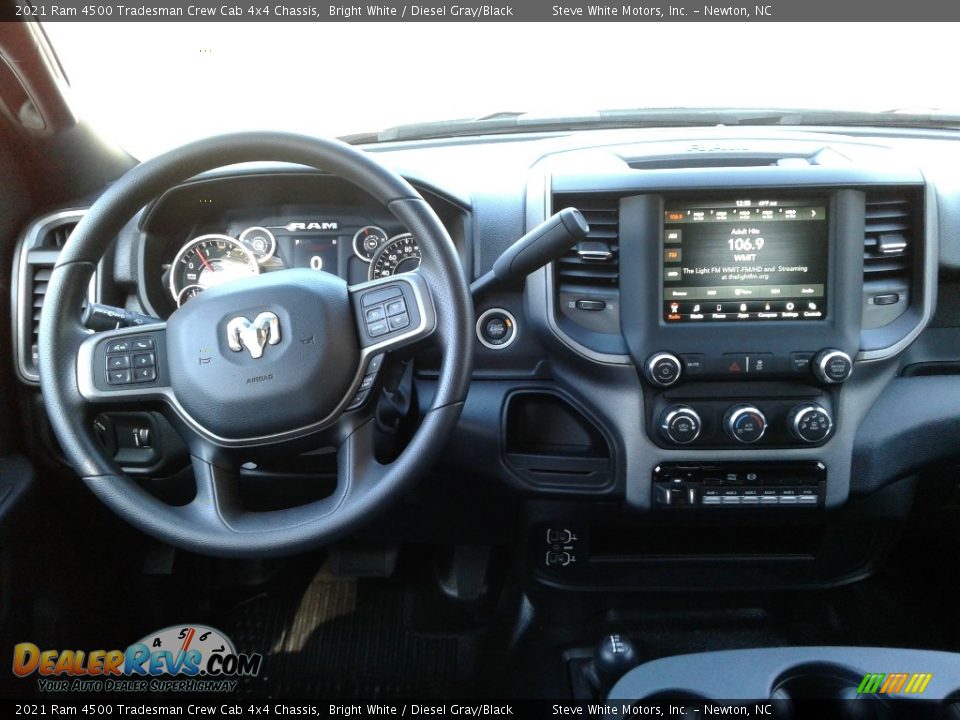 Dashboard of 2021 Ram 4500 Tradesman Crew Cab 4x4 Chassis Photo #14