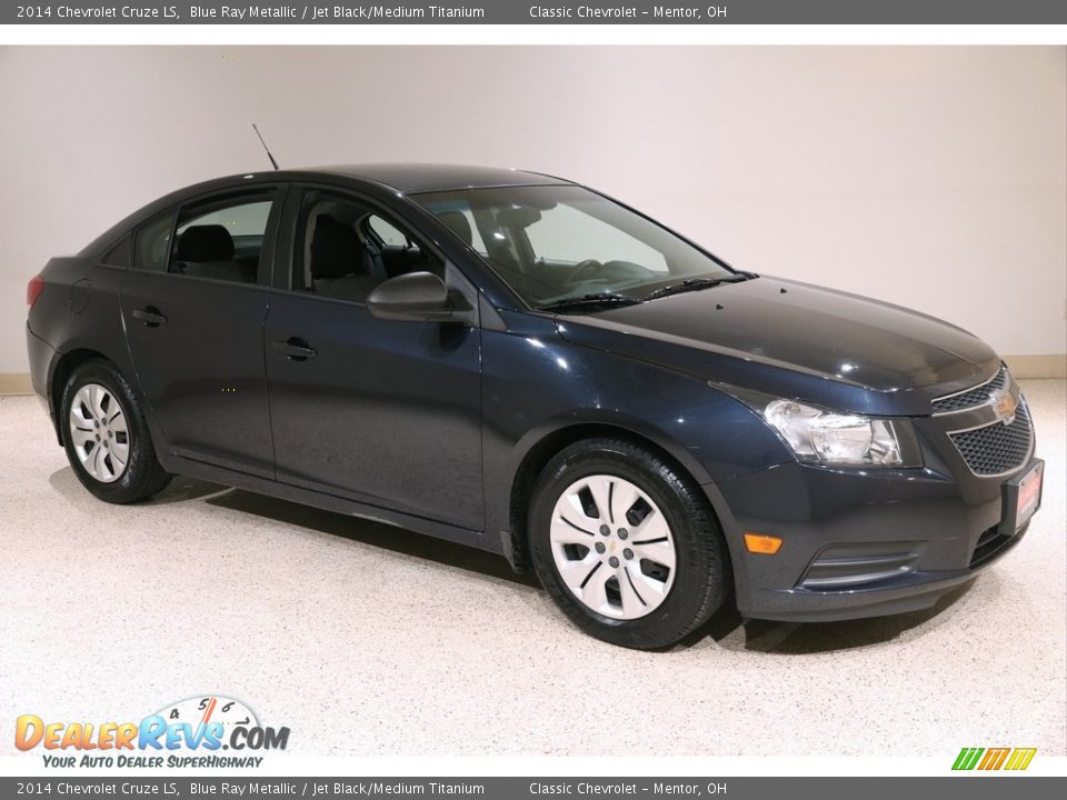 2014 Chevrolet Cruze LS Blue Ray Metallic / Jet Black/Medium Titanium Photo #1