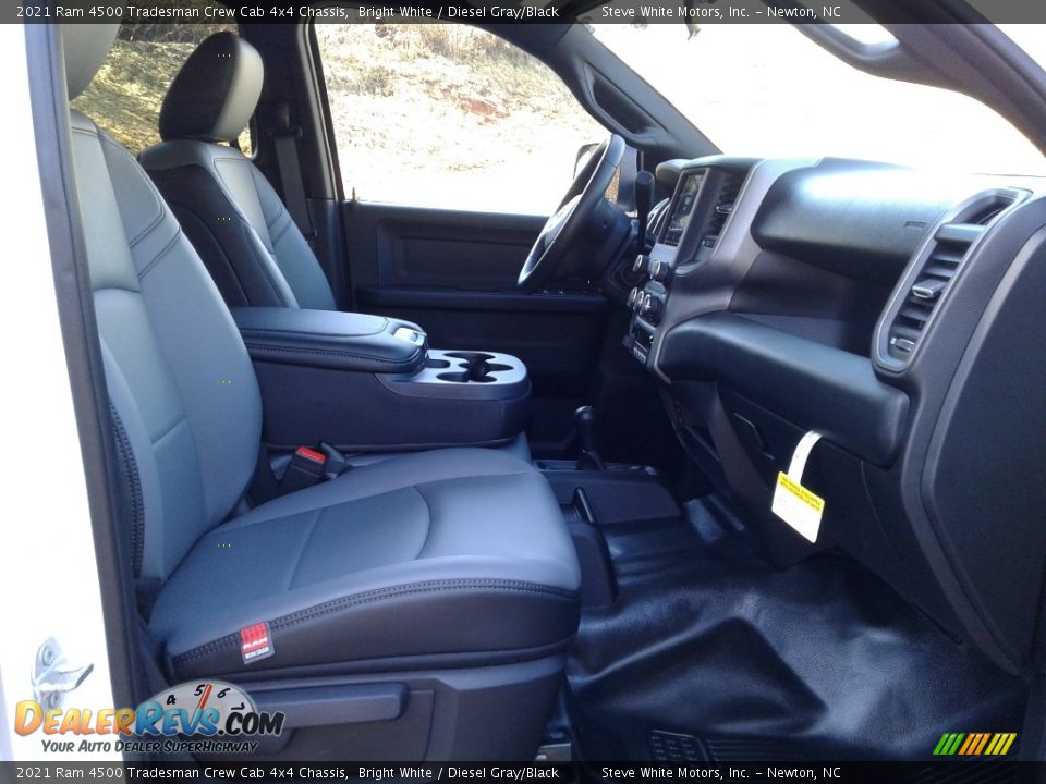 Front Seat of 2021 Ram 4500 Tradesman Crew Cab 4x4 Chassis Photo #16