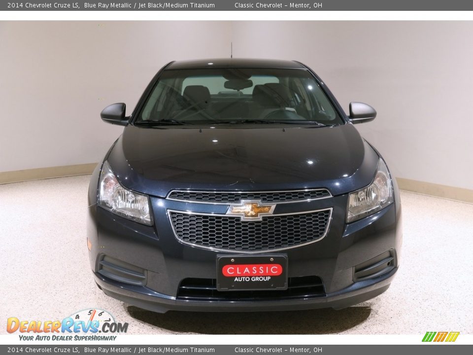 2014 Chevrolet Cruze LS Blue Ray Metallic / Jet Black/Medium Titanium Photo #2